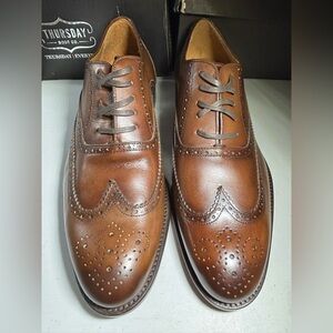 Thursday Boot Co. Men's Cinnamon Colored Aviator Shoes, Size 11